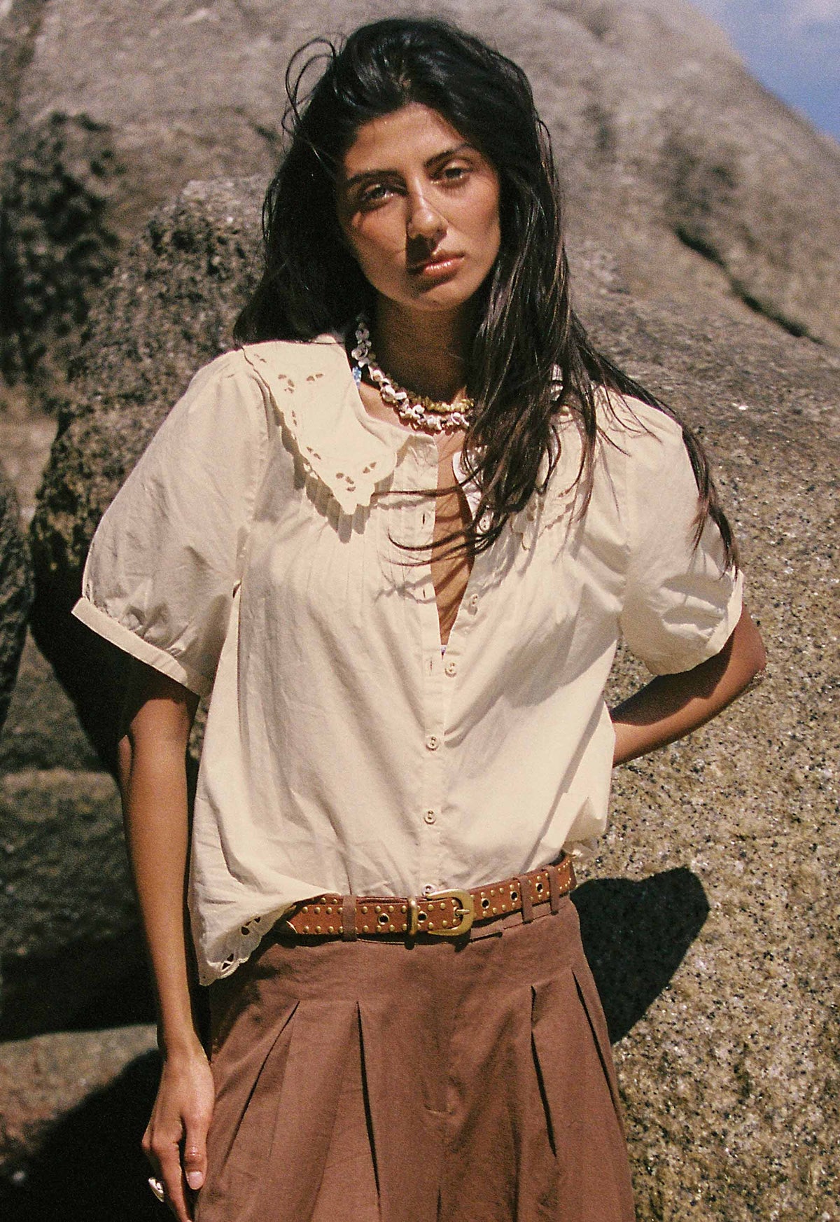 Spell - Fleur De Lis Blouse - Ivory
