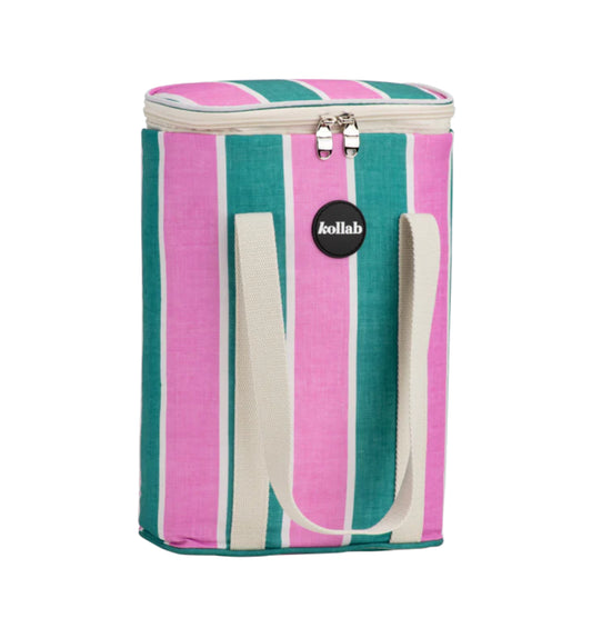 Kollab - Wine Cooler Bag - Spring Stripe