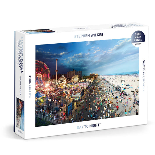 Stephen Wilkes - Day to Night Coney Island Puzzle  - 1500pc