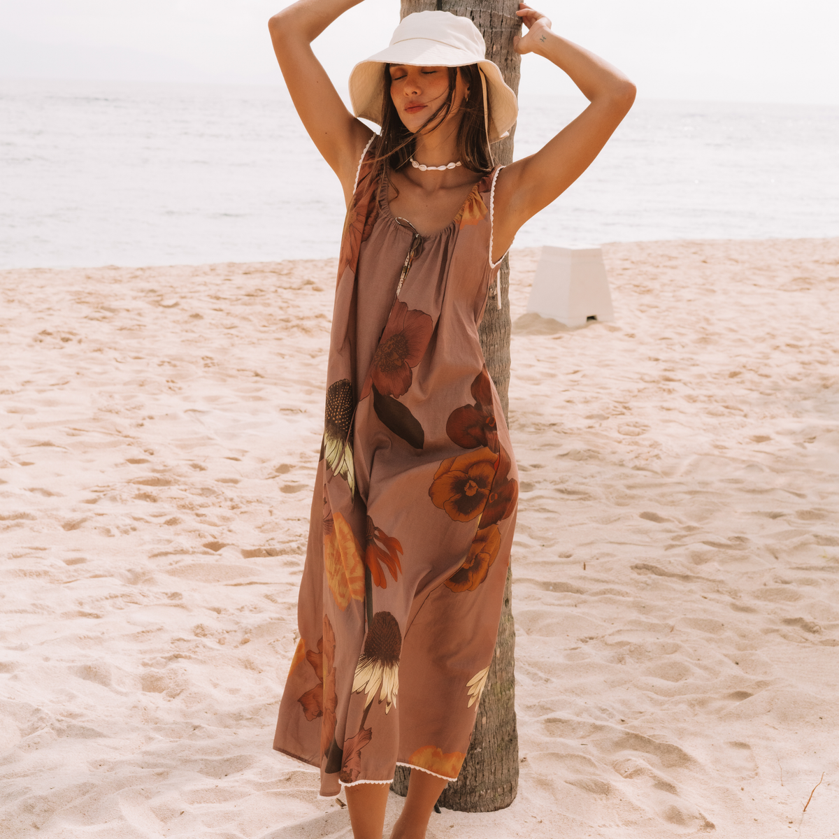 Wandering Folk - Glades Maxi Dress - Cedar