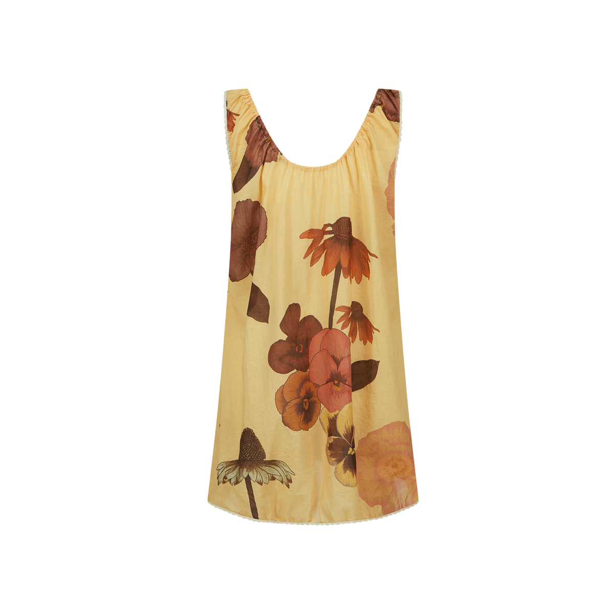 Wandering Folk - Glades Mini Dress - Chamomile
