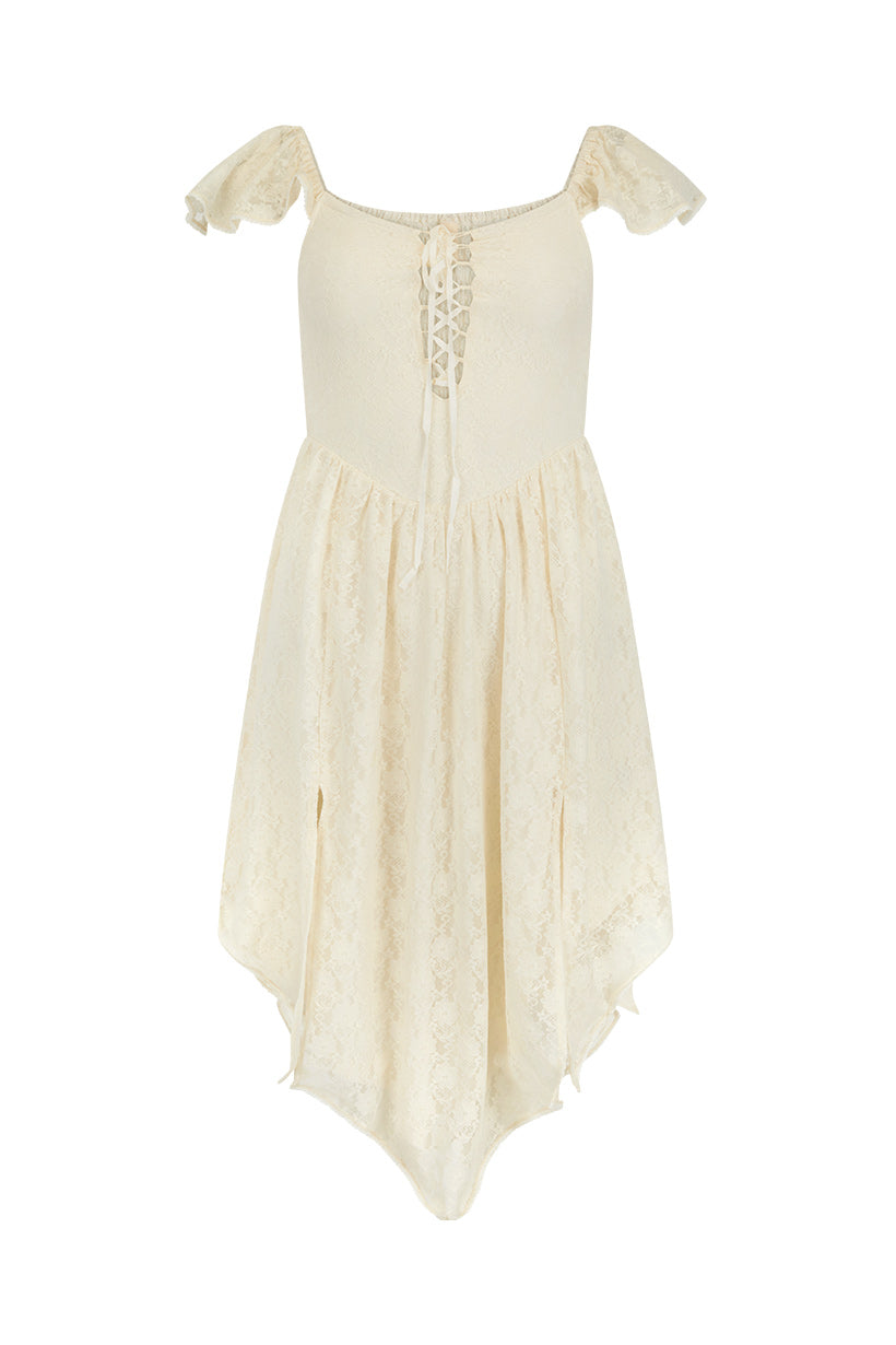 Spell - Glastonbury Lace Dress - Antique White