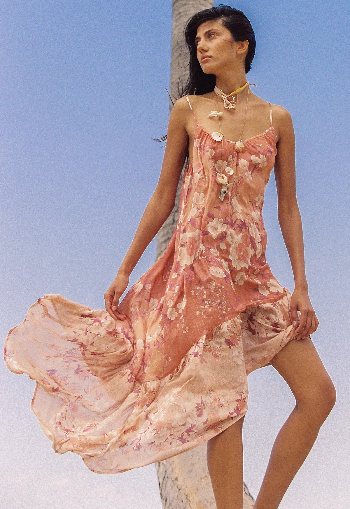 Spell - Isola Strappy Dress - Sunfade