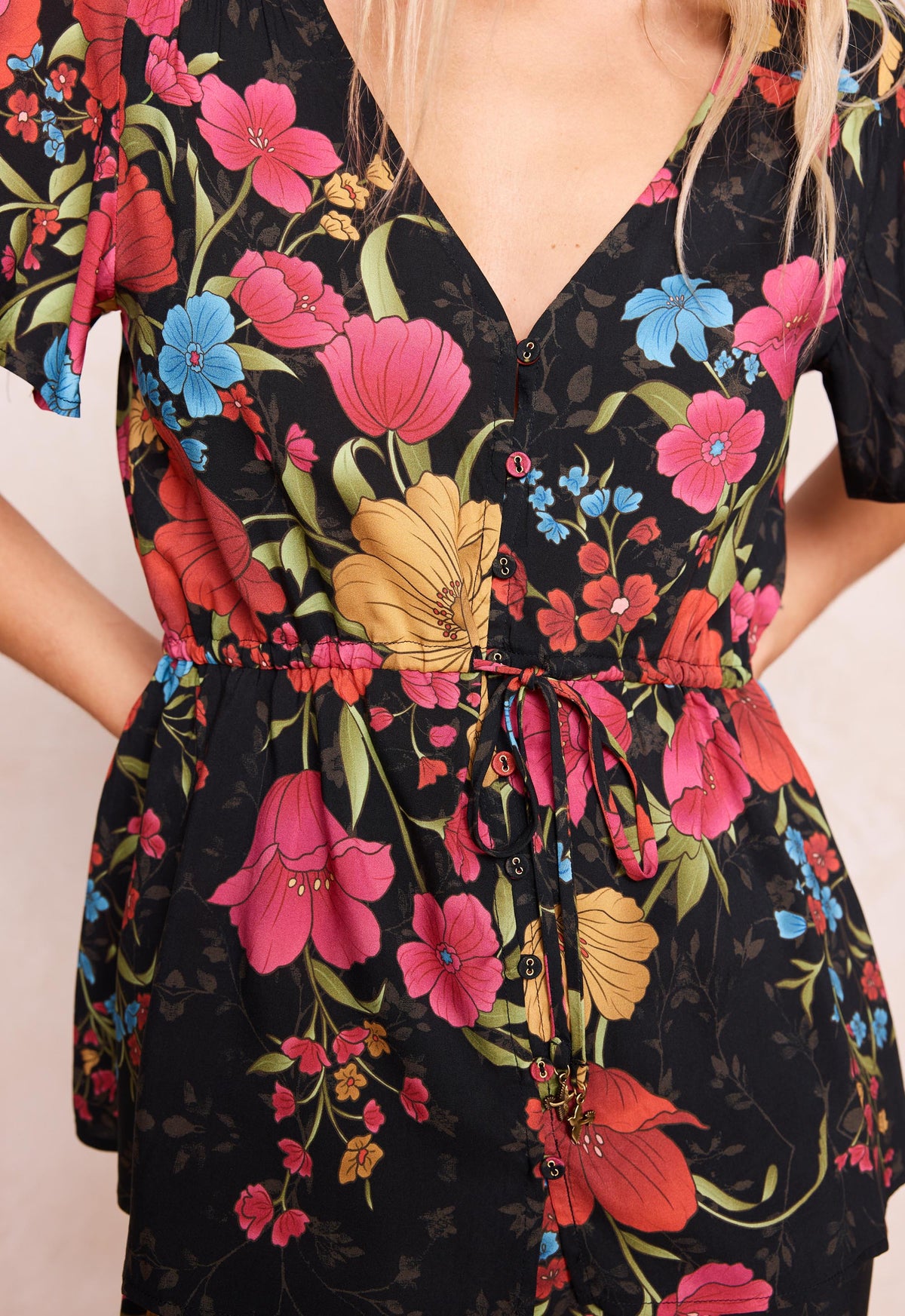 Spell - Isola Blouse - Midnight Bloom