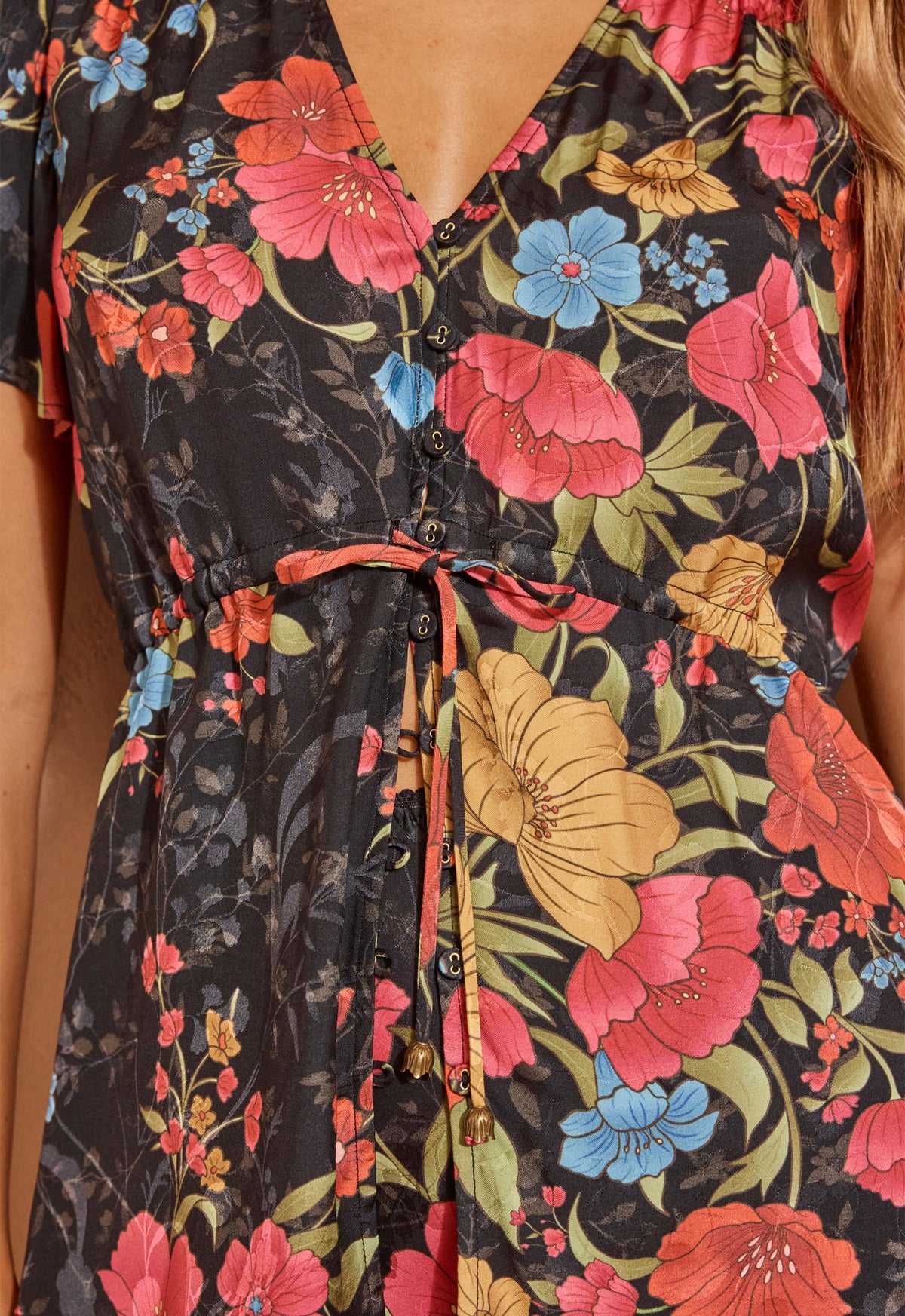 Spell - Isola Blouse - Midnight Bloom