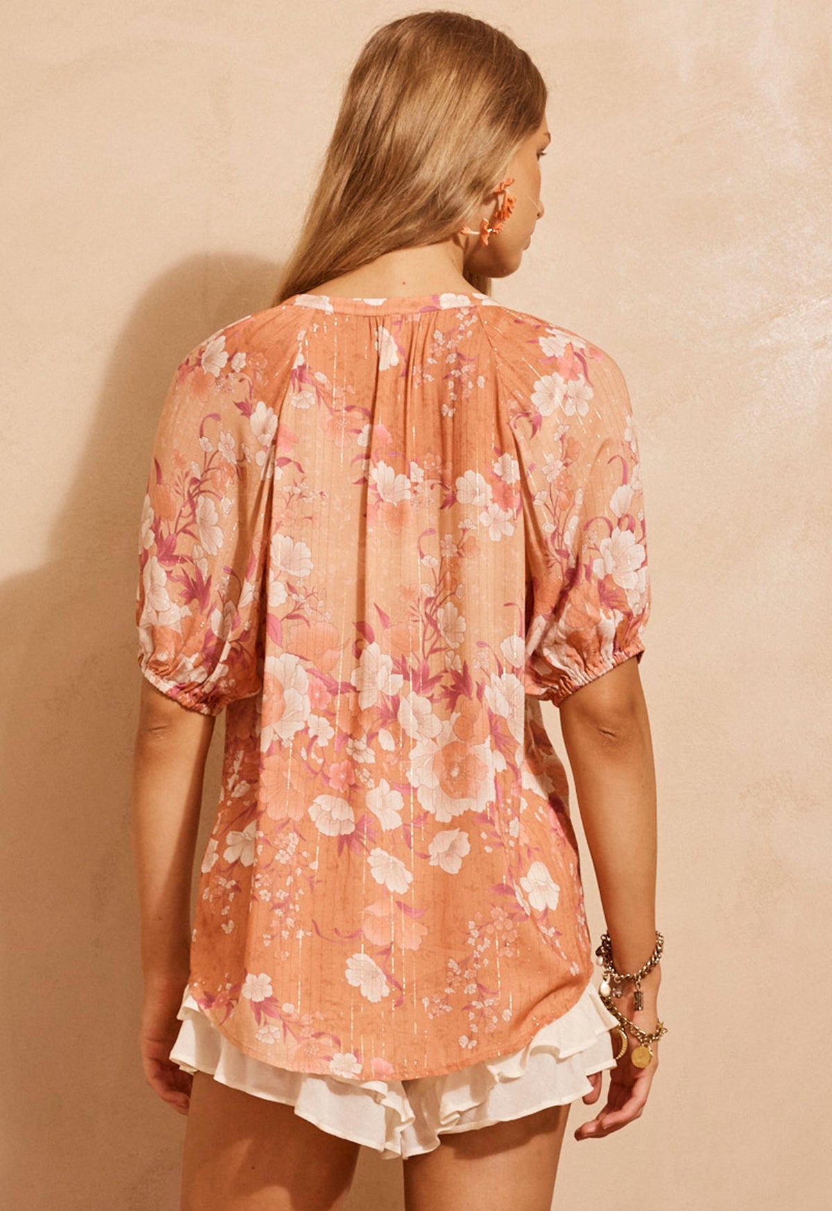 Spell - Isola Short Sleeve Blouse - Sunfade