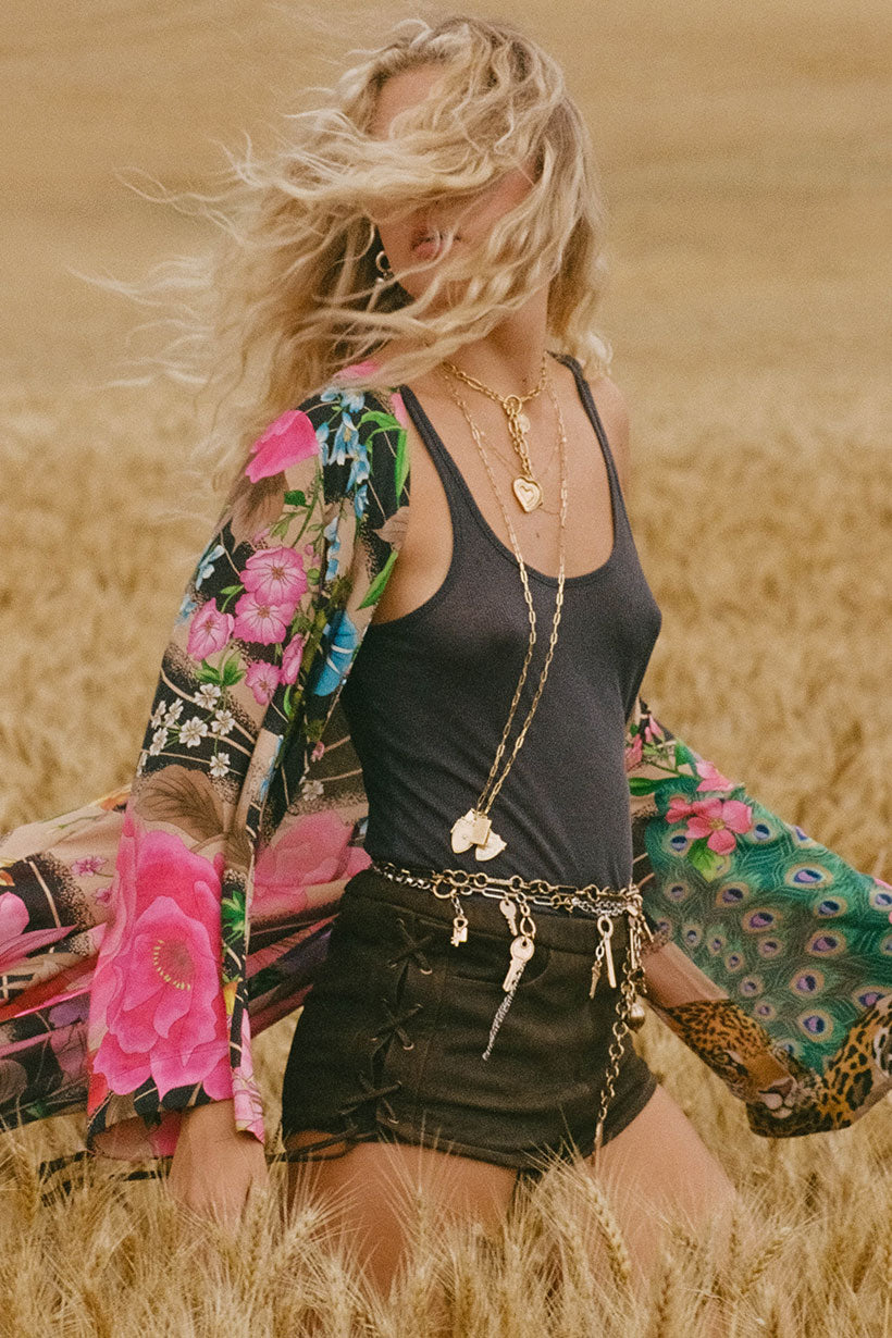 Spell - Isabella 2.0 Singlet - Charcoal