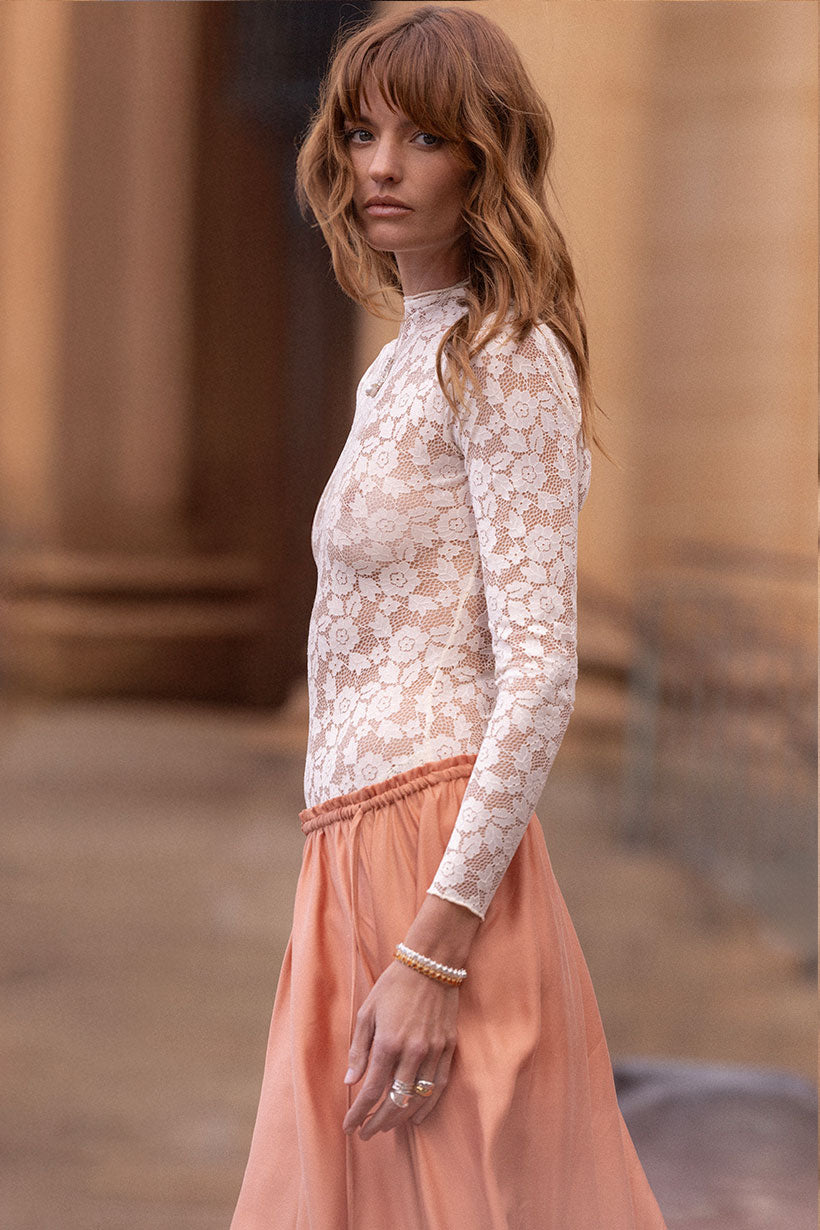 Spell - Juliette Lace Top - Vintage Cream