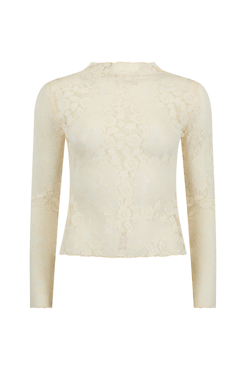 Spell - Juliette Lace Top - Vintage Cream