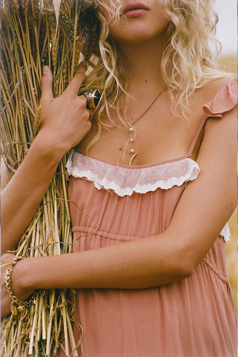 Spell - Poison Peach Mini Dress - Rose