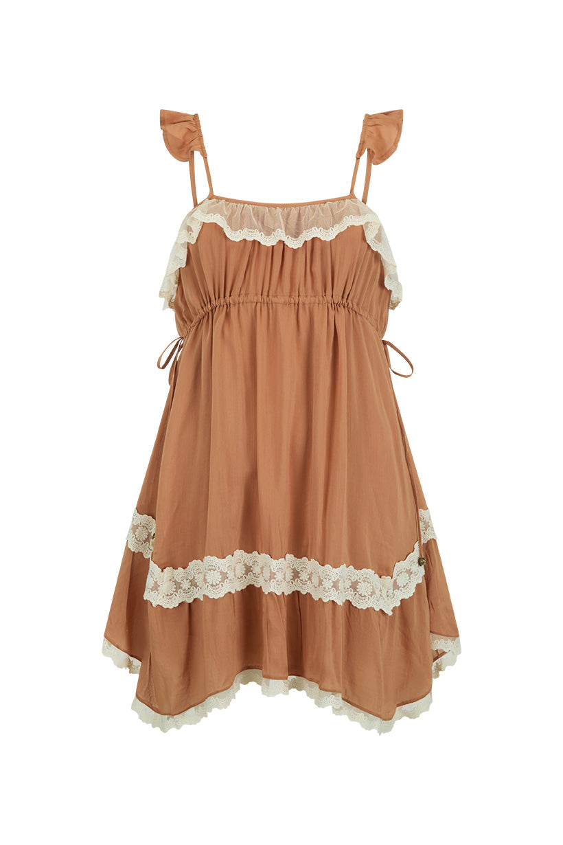 Spell - Poison Peach Mini Dress - Rose