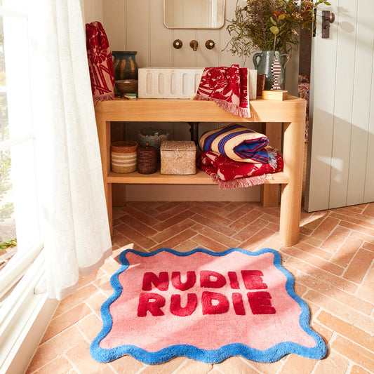 Sage X Clare - Amalie Nudie Bath Mat - Hibiscus