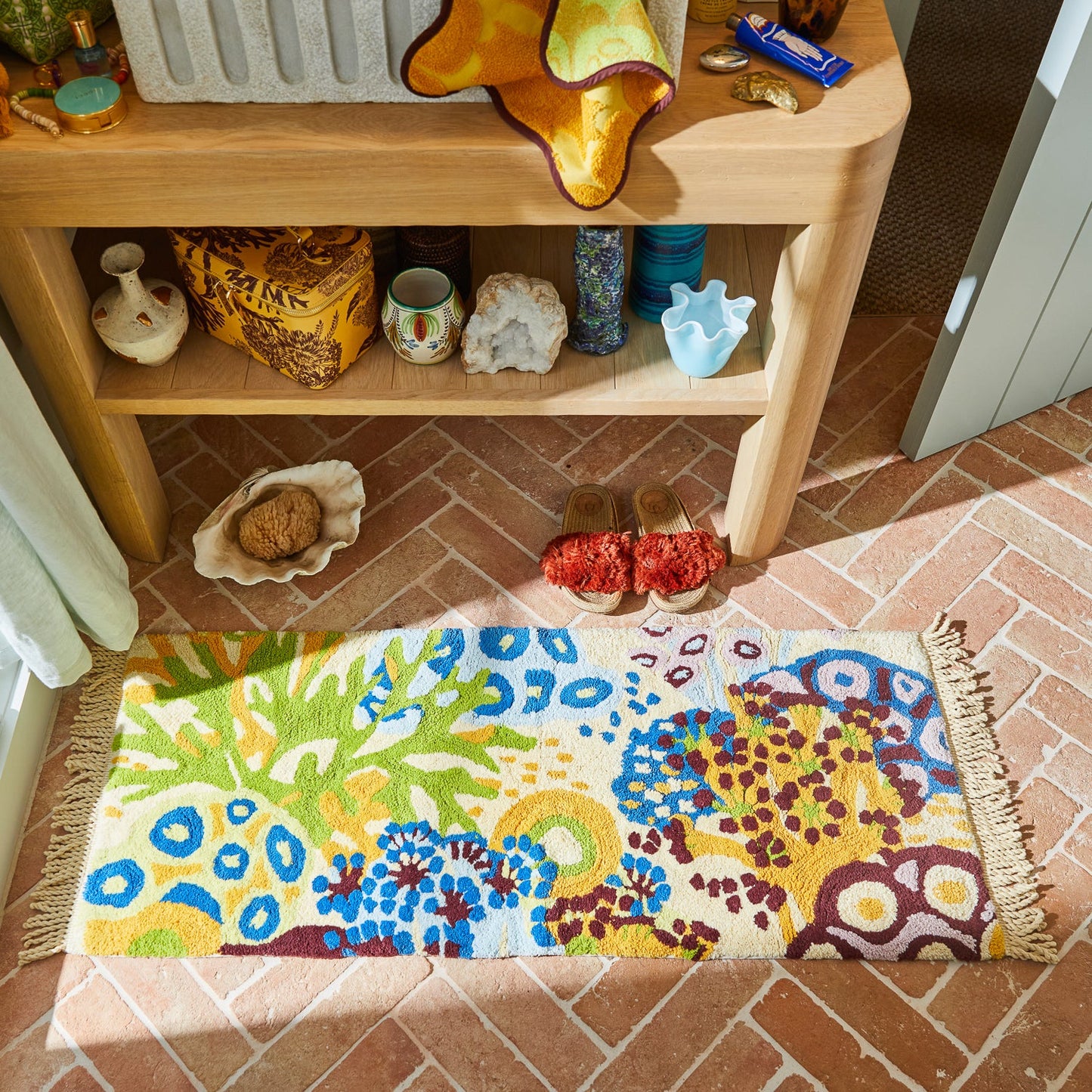 Sage X Clare - Cora Bath Runner - Pearl