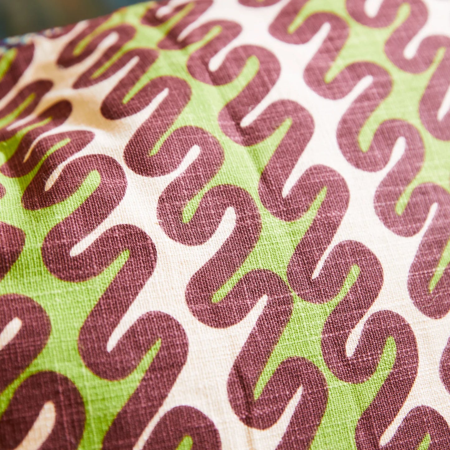 Sage X Clare - Cora Quilted Cushion - Garnet