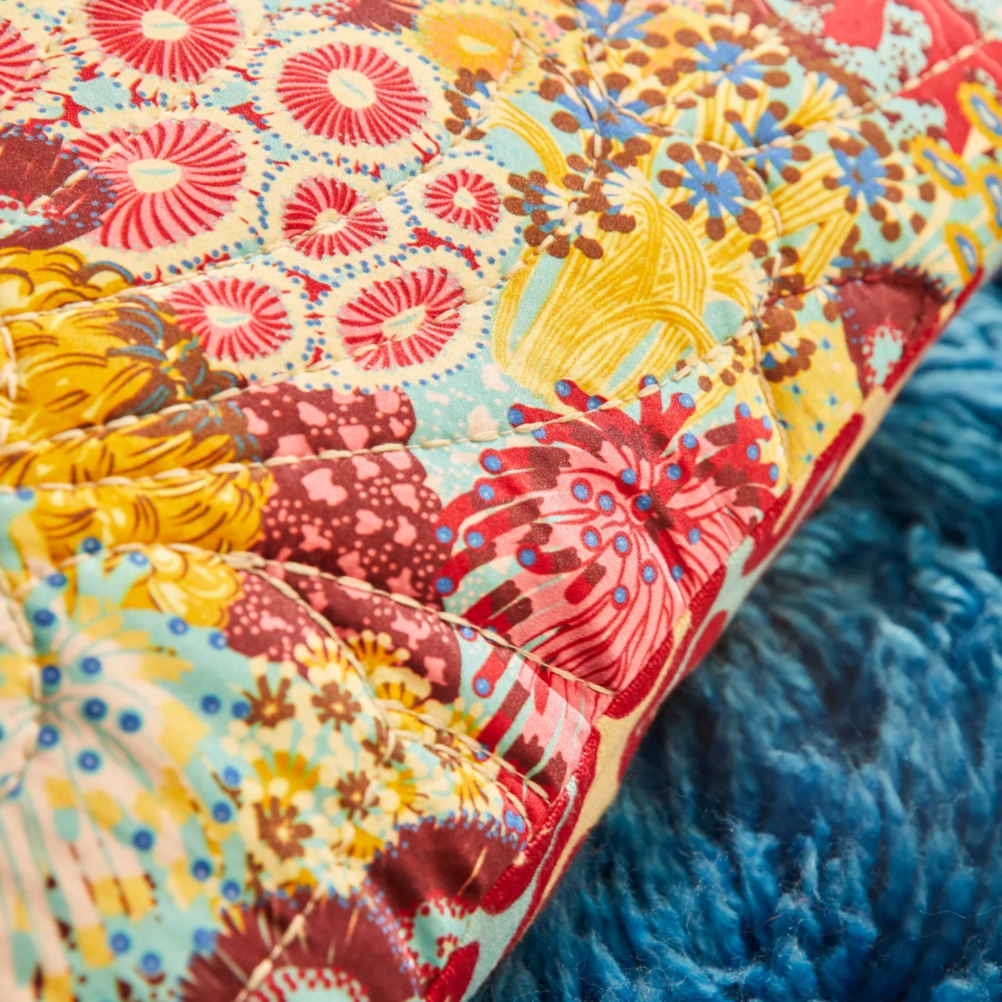 Sage X Clare - Cora Quilted Cushion - Pearl