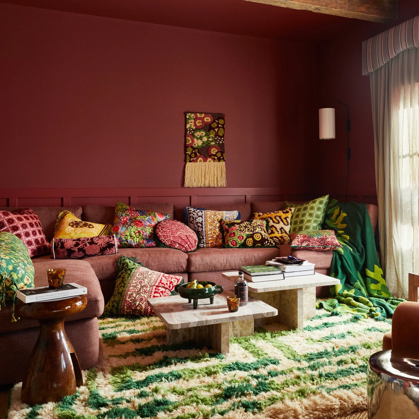 Sage X Clare - Gabriella Cushion - Hibiscus