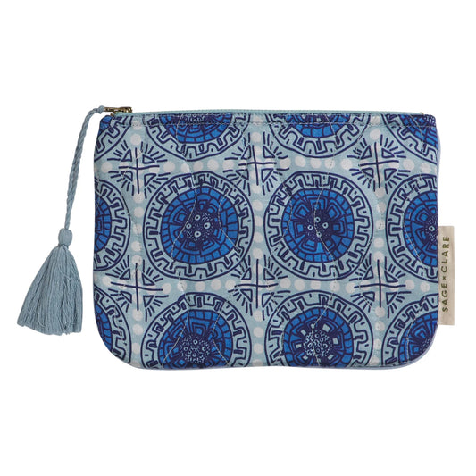 Sage X Clare - Gabriella Pouch - Azure