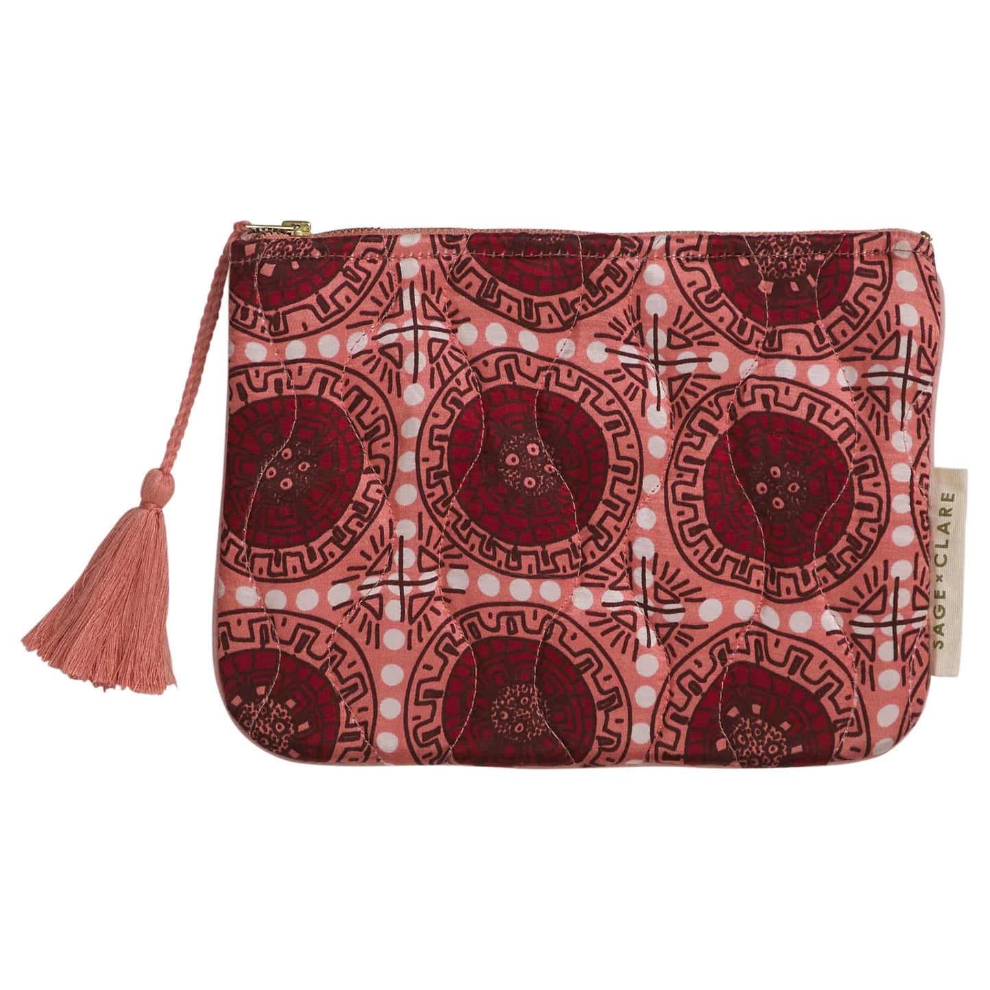 Sage X Clare - Gabriella Pouch - Hibiscus