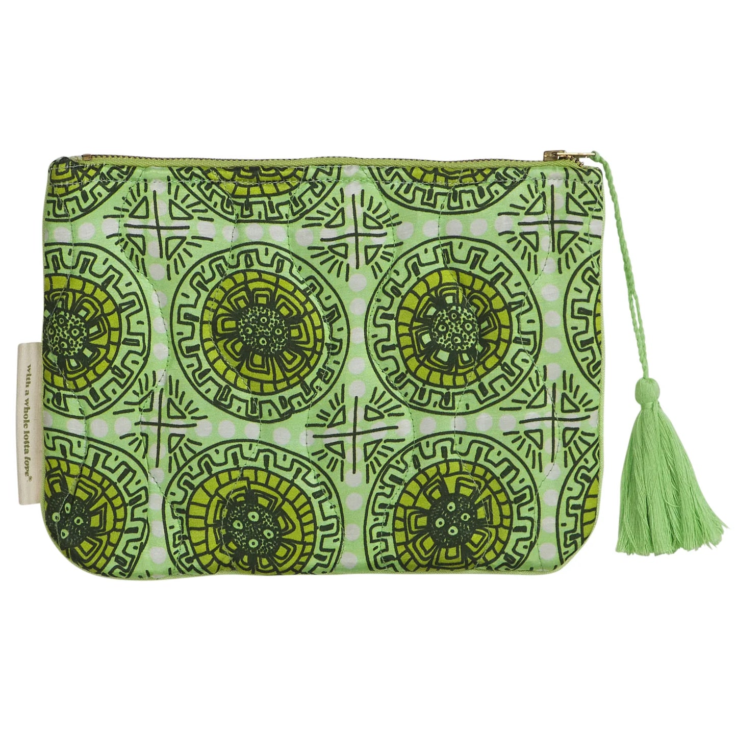 Sage X Clare - Gabriella Pouch - Key Lime