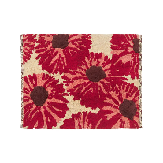 Sage X Clare - Isabella Bath Mat - Crimson