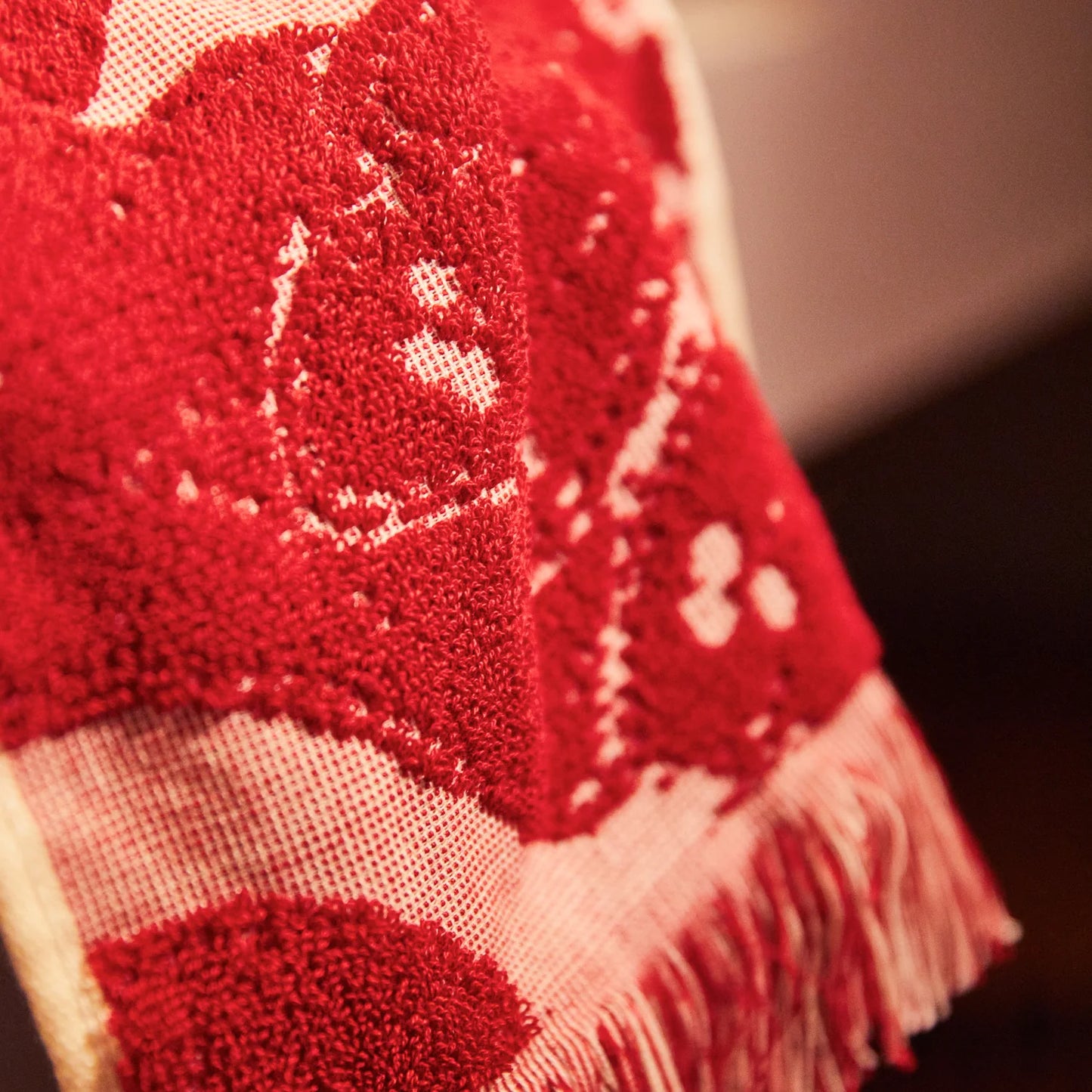 Sage X Clare - Lucia Hand Towel - Crimson