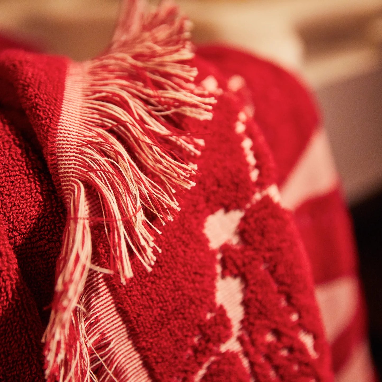 Sage X Clare - Lucia Hand Towel - Crimson