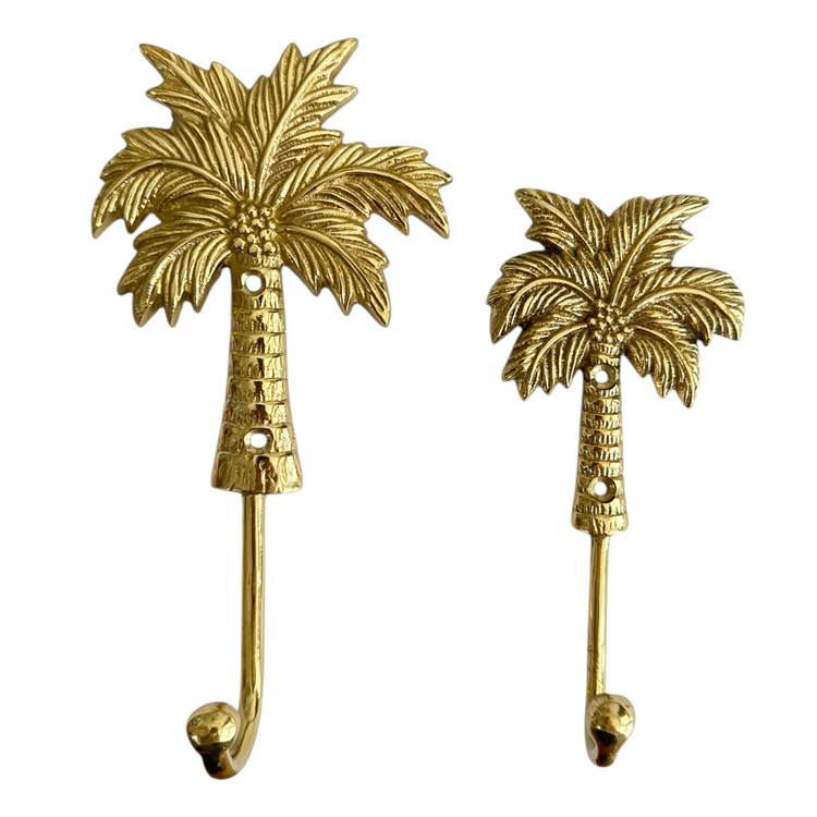 Pineapple Traders - Brass Coconut Palm Hook