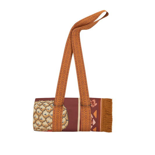 Wandering Folk - Cuban Tropical Picnic Rug - Bronze