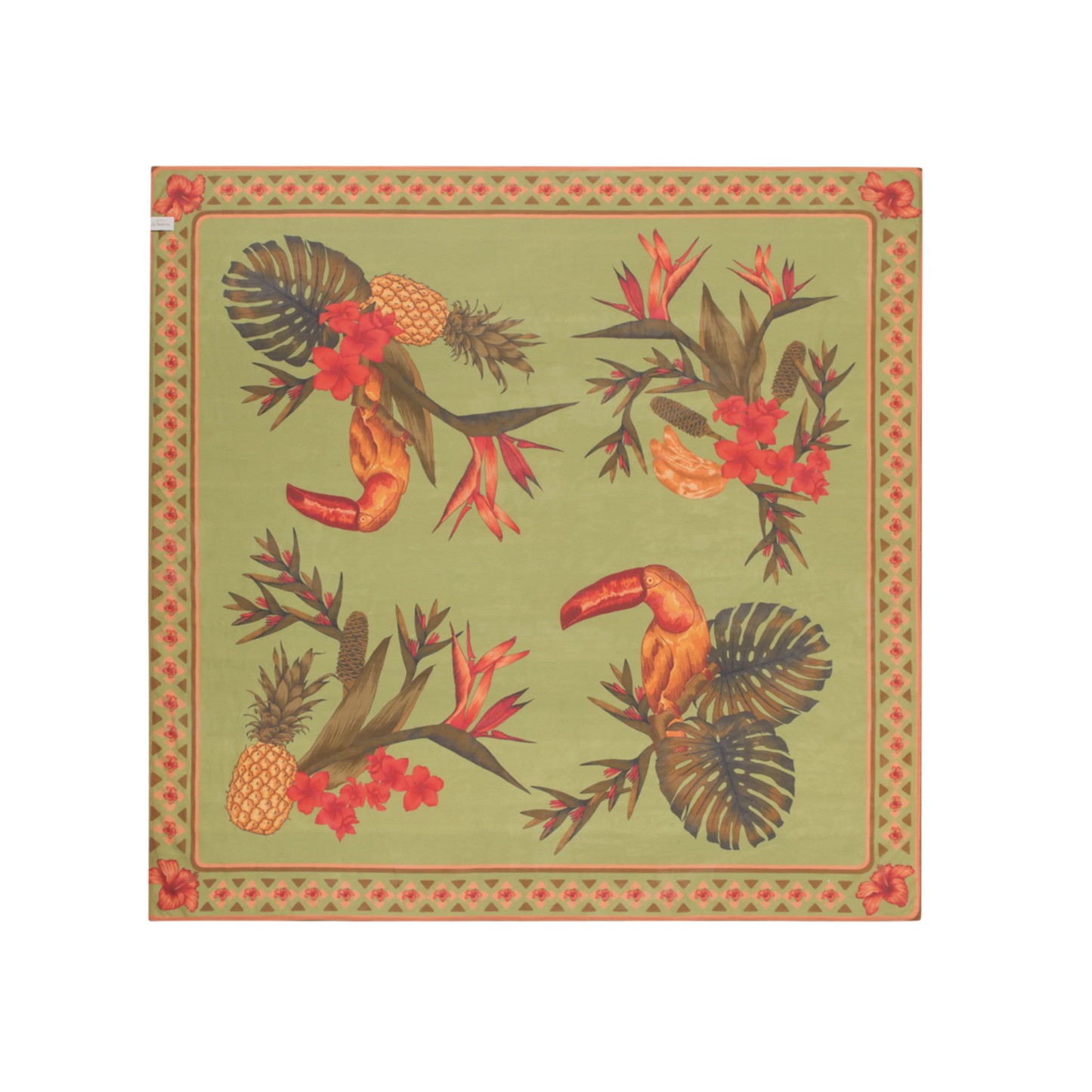 Wandering Folk - Cuban Tropical Sarong - Lime