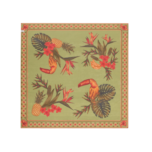 Wandering Folk - Cuban Tropical Sarong - Lime