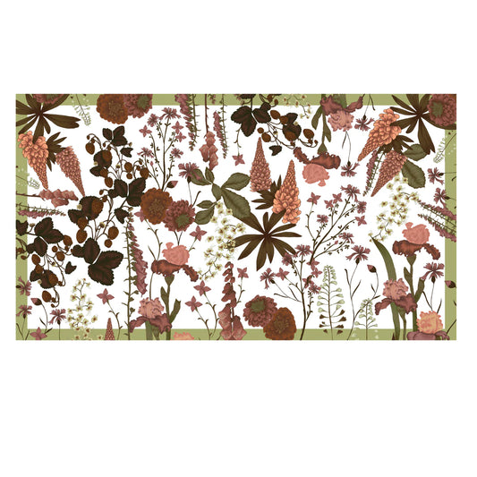 Wandering Folk - Flourish Tablecloth - Berry