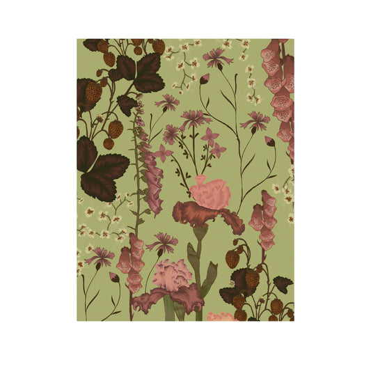 Wandering Folk - Flourish Tea Towel - Matcha