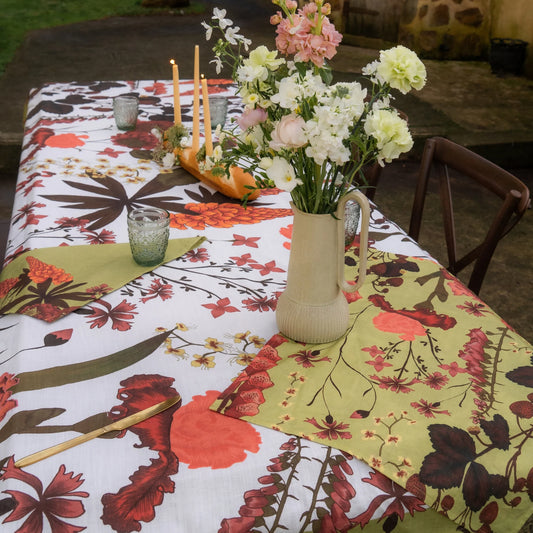Wandering Folk - Flourish Tea Towel - Matcha