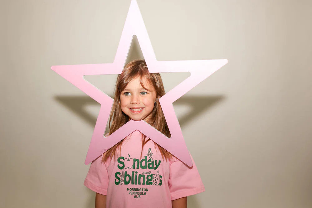 Sunday Siblings - Doc Tee - Pink