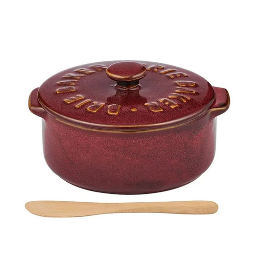 CTC - Ceramic Brie Baker - Burgundy