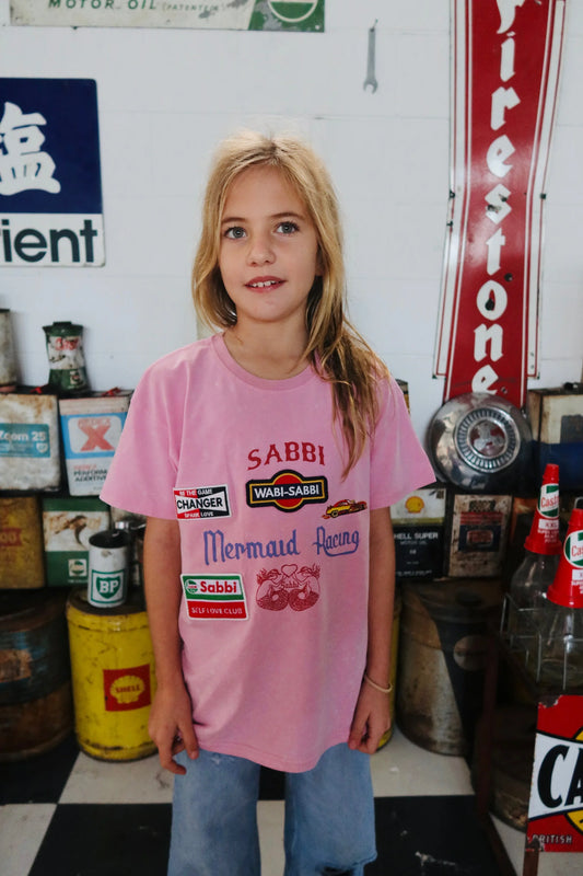 Sabbi - The Kids Sabbi Racing Tee - Pink