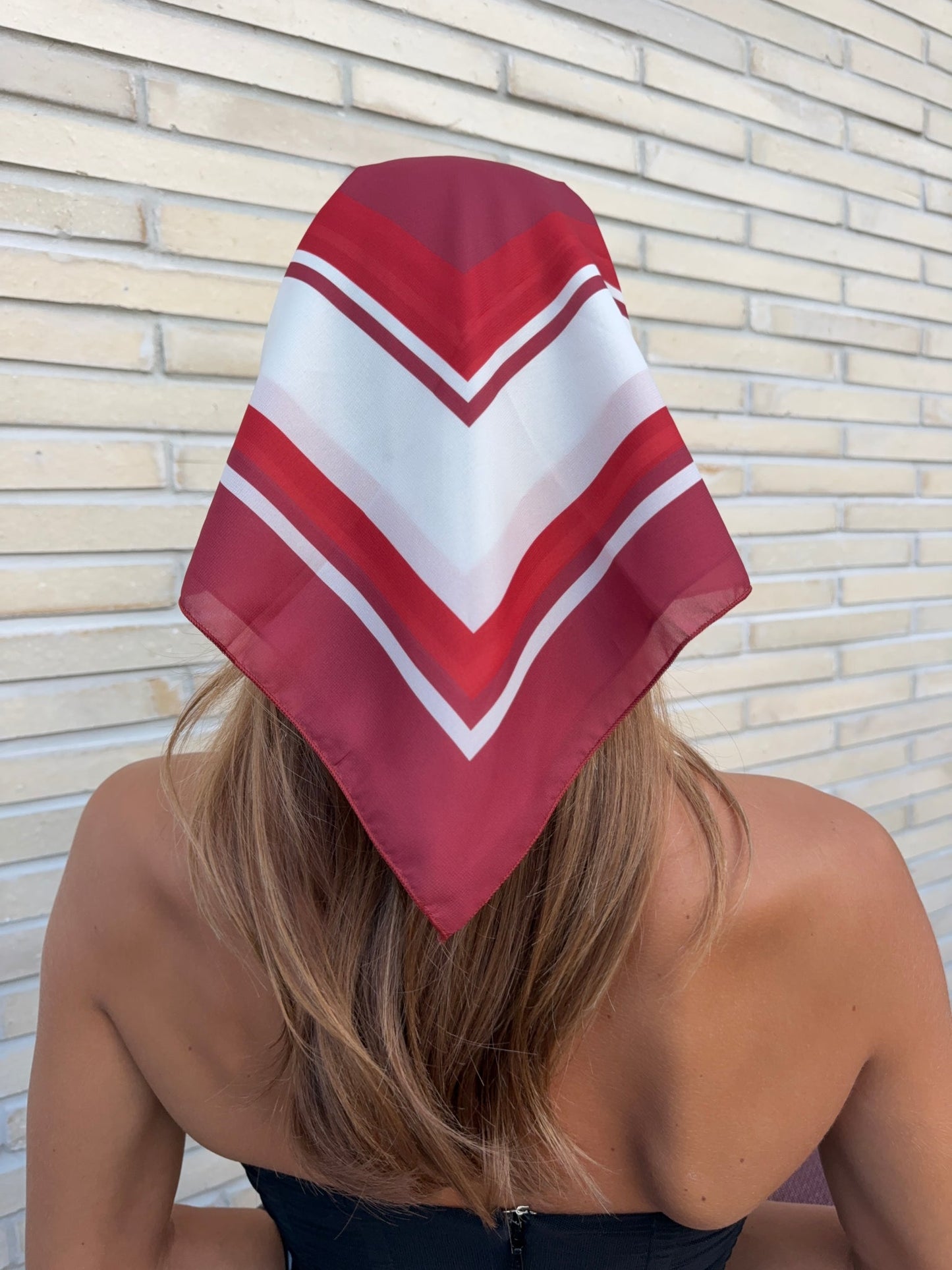 Ssaint Apparel - Red Print Head Scarf