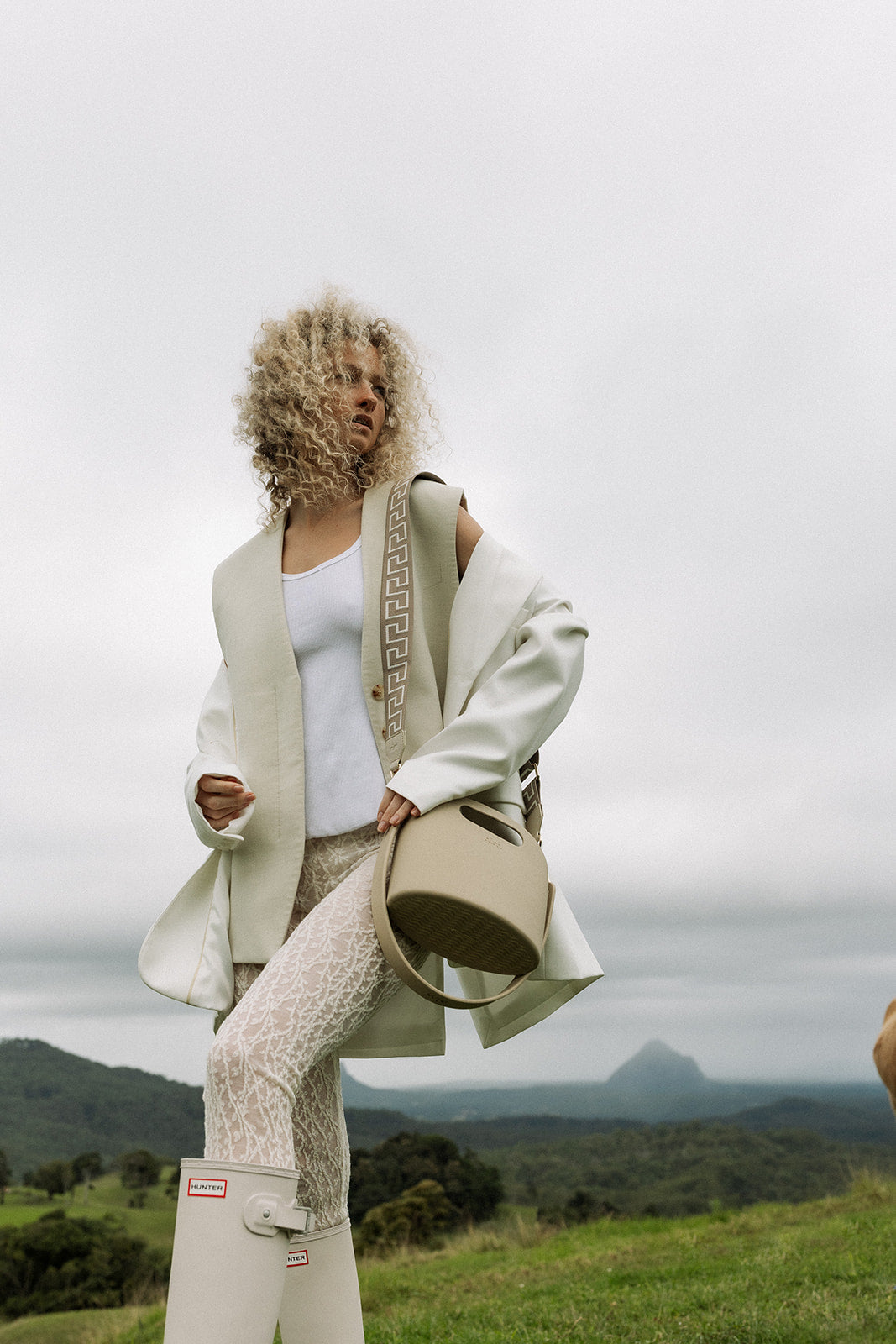 Nim The Label - Shoulder Strap - Taupe/Creme Key