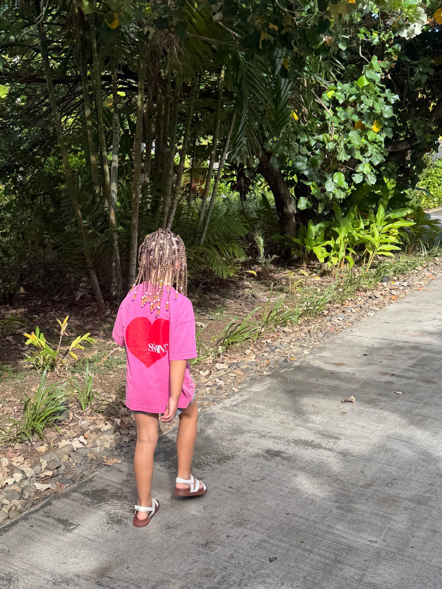 Ssaint Apparel - Heart Tee - Pink - Kids