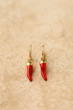 Load image into Gallery viewer, Indigo &amp; Wolfe - Cornicello Earrings
