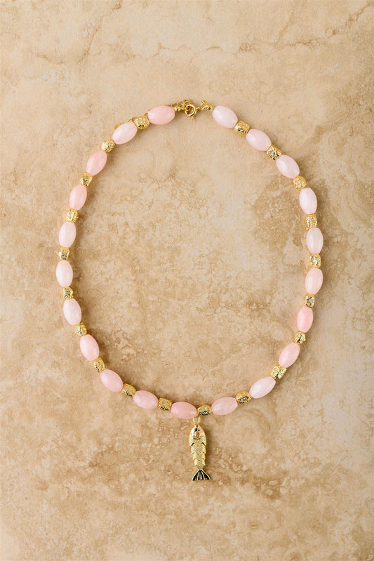Indigo & Wolfe - Goia Necklace - Rose