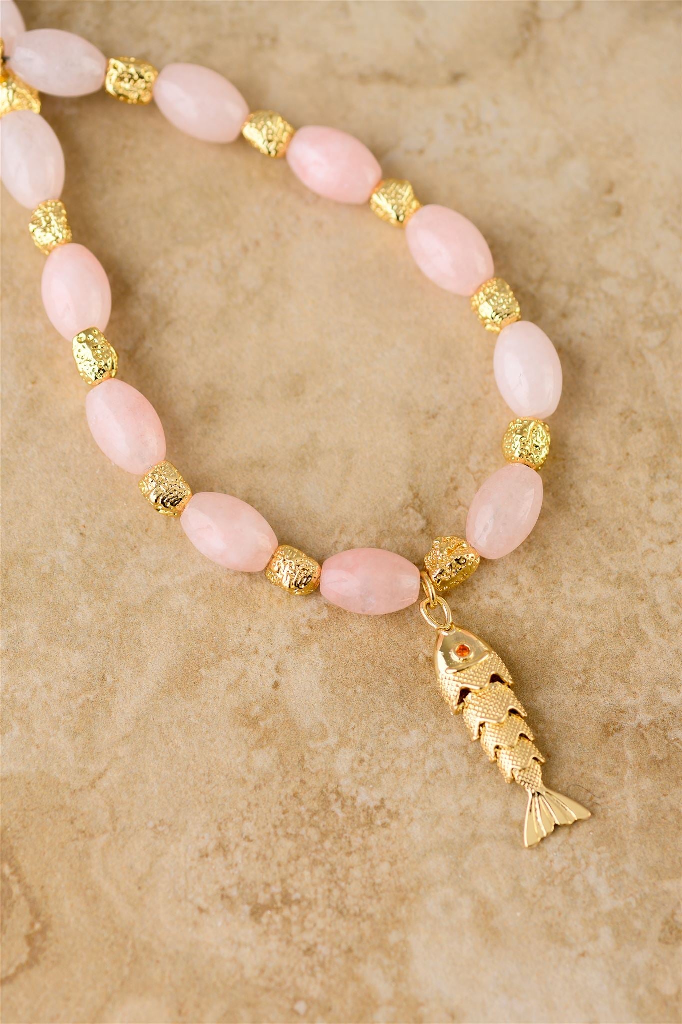 Indigo & Wolfe - Goia Necklace - Rose