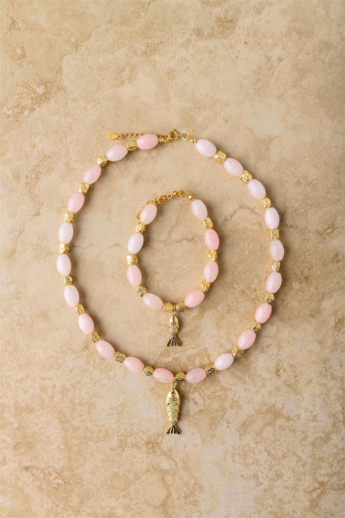 Indigo & Wolfe - Goia Necklace - Rose
