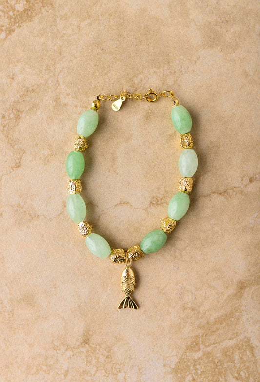 Indigo & Wolfe - Goia Bracelet - Jade