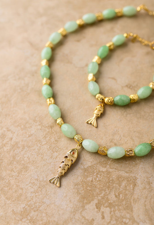 Indigo & Wolfe - Goia Bracelet - Jade