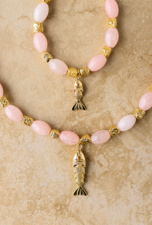 Indigo & Wolfe - Goia Bracelet - Rose
