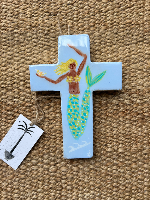 Sue Fantini Art - Mermaid Cross - 9