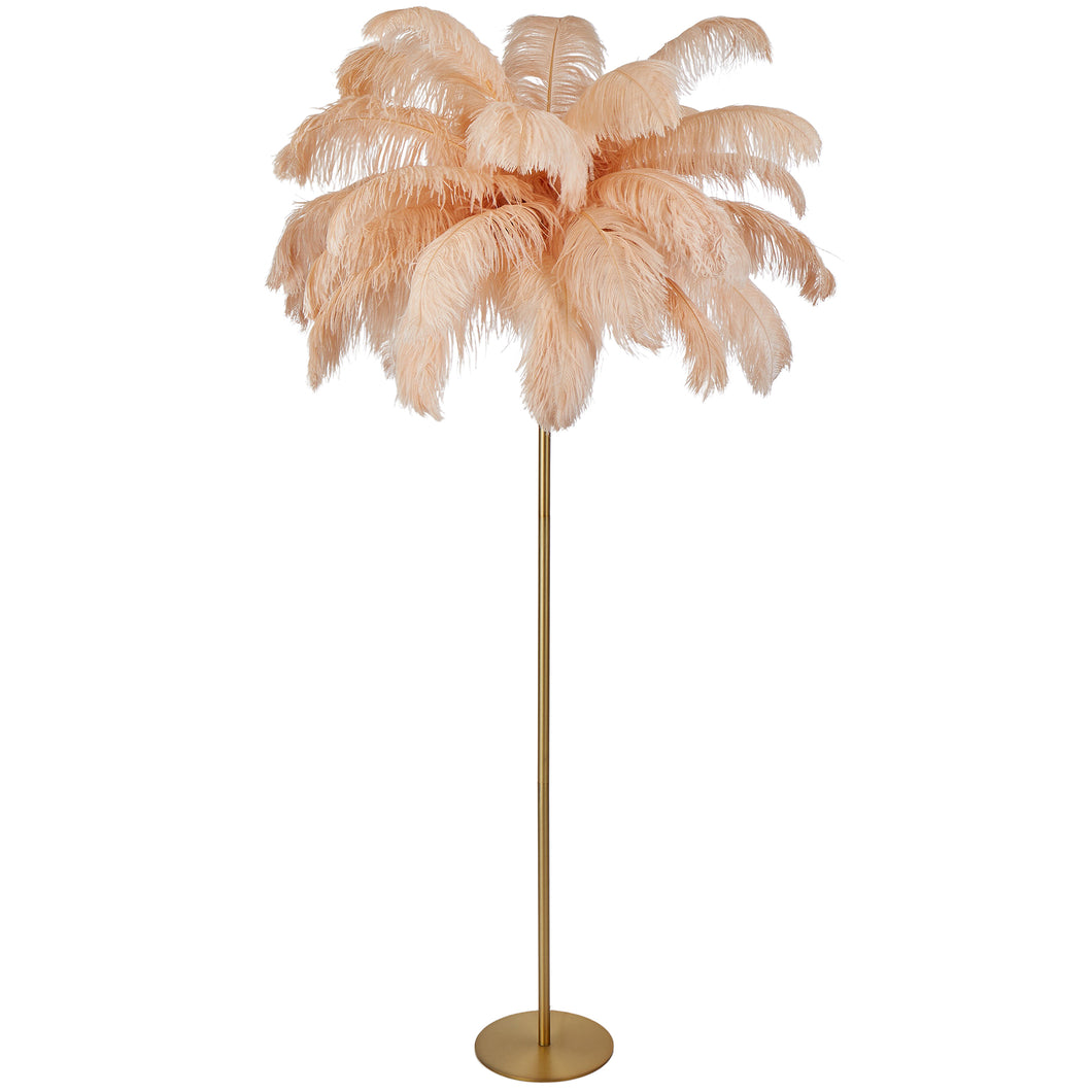 Society Home - Feathered Floor Lamp