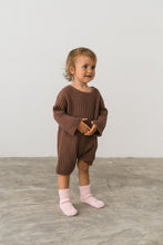 Load image into Gallery viewer, Illoura The Label - Essential Knit Romper - Cocoa
