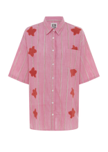 Load image into Gallery viewer, Kinga Csilla - Jessi Patchwork Lae Shirt
